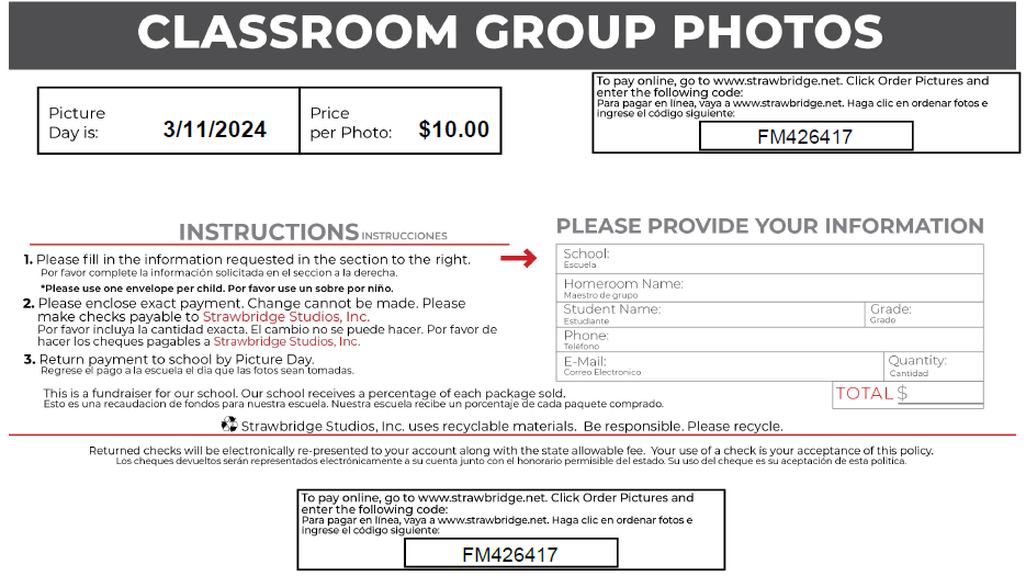 group pictures order form.